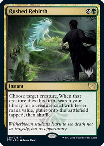 Rushed Rebirth (Promo Pack) [Strixhaven: School of Mages Promos] - Destination Retro