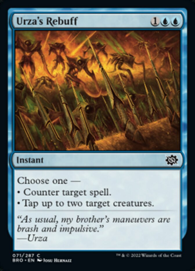 Urza's Rebuff [The Brothers' War] - Destination Retro