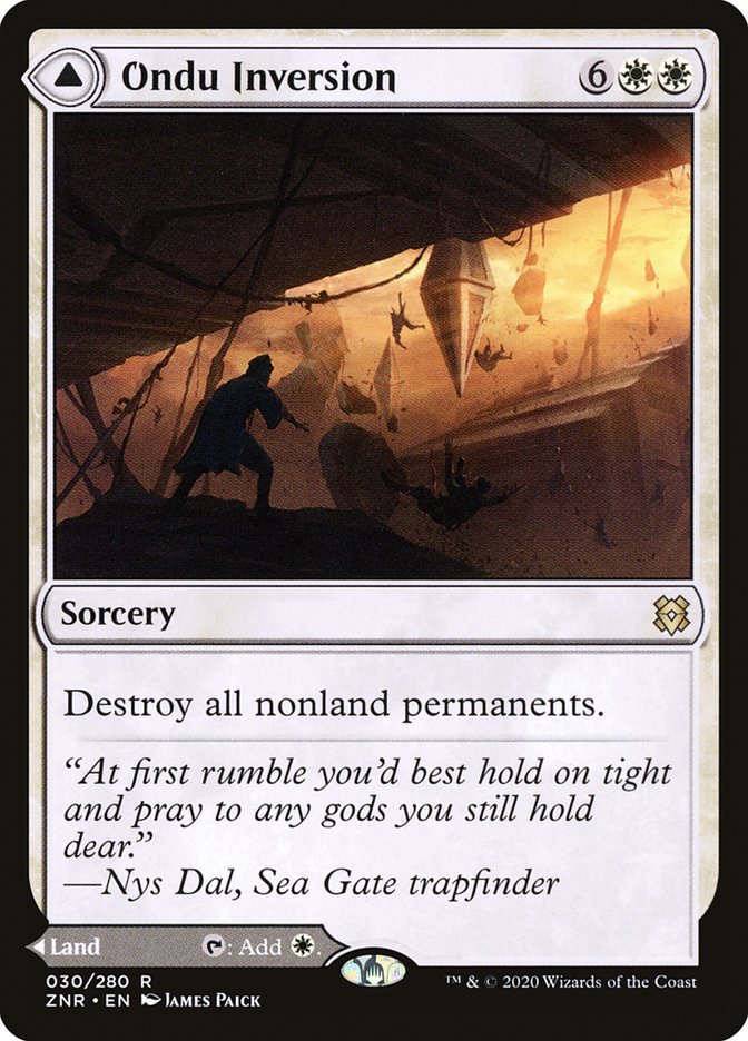 Ondu Inversion // Ondu Skyruins [Zendikar Rising] - Destination Retro