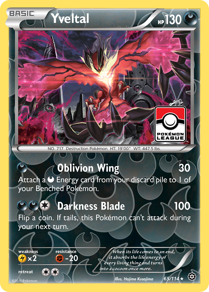 Yveltal (65/114) [XY: Steam Siege] - Destination Retro