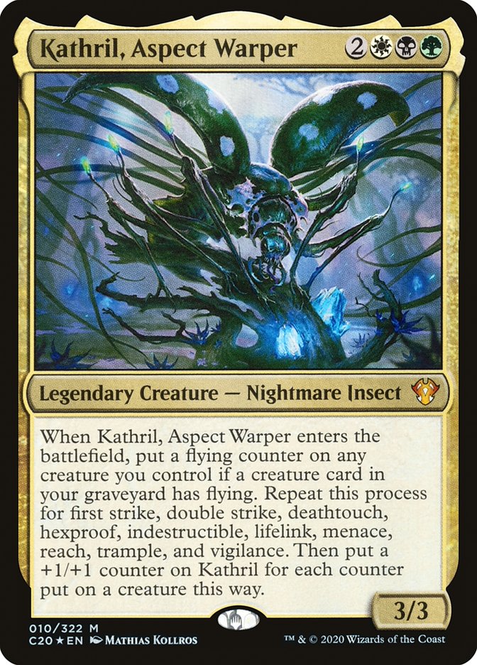 Kathril, Aspect Warper [Commander 2020] - Destination Retro