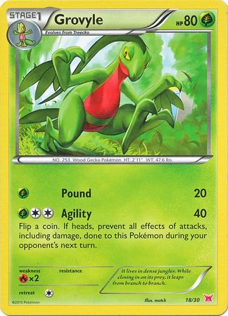 Grovyle (18/30) [XY: Trainer Kit - Latias & Latios] - Destination Retro