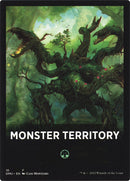 Monster Territory Theme Card [Dominaria United Tokens] - Destination Retro