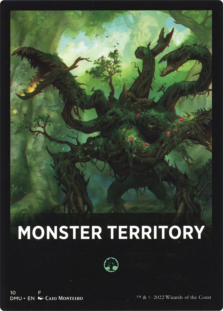 Monster Territory Theme Card [Dominaria United Tokens] - Destination Retro
