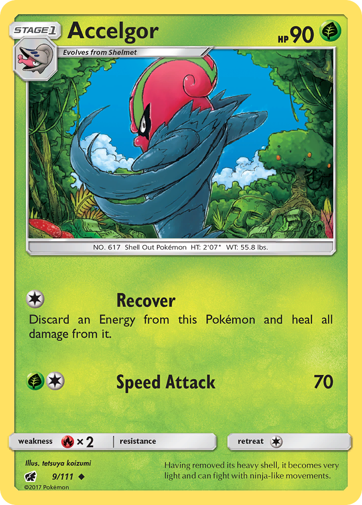 Accelgor (9/111) [Sun & Moon: Crimson Invasion] - Destination Retro