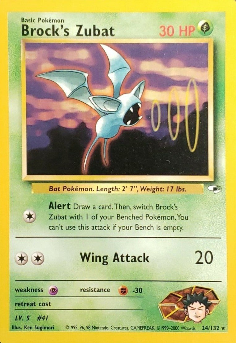 Brock's Zubat (24/132) [Gym Heroes Unlimited] - Destination Retro