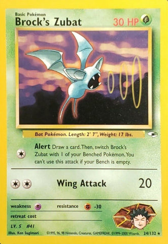 Brock's Zubat (24/132) [Gym Heroes Unlimited] - Destination Retro