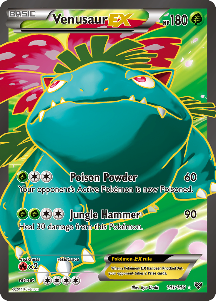 Venusaur EX (141/146) [XY: Base Set] - Destination Retro