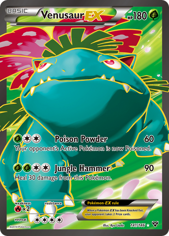 Venusaur EX (141/146) [XY: Base Set] - Destination Retro