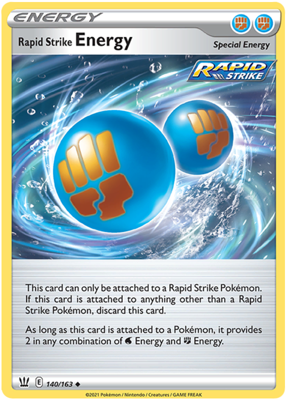 Rapid Strike Energy (140/163) [Sword & Shield: Battle Styles] - Destination Retro
