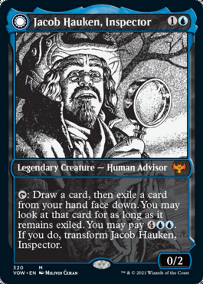 Jacob Hauken, Inspector // Hauken's Insight (Showcase Eternal Night) [Innistrad: Crimson Vow] - Destination Retro