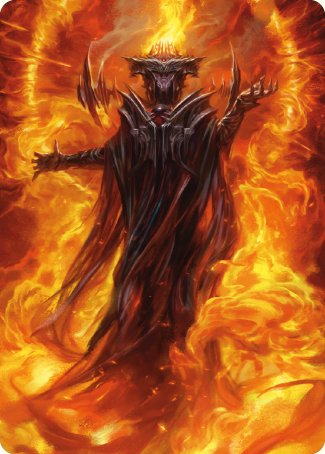 Sauron, the Dark Lord Art Card [The Lord of the Rings: Tales of Middle-earth Art Series] - Destination Retro