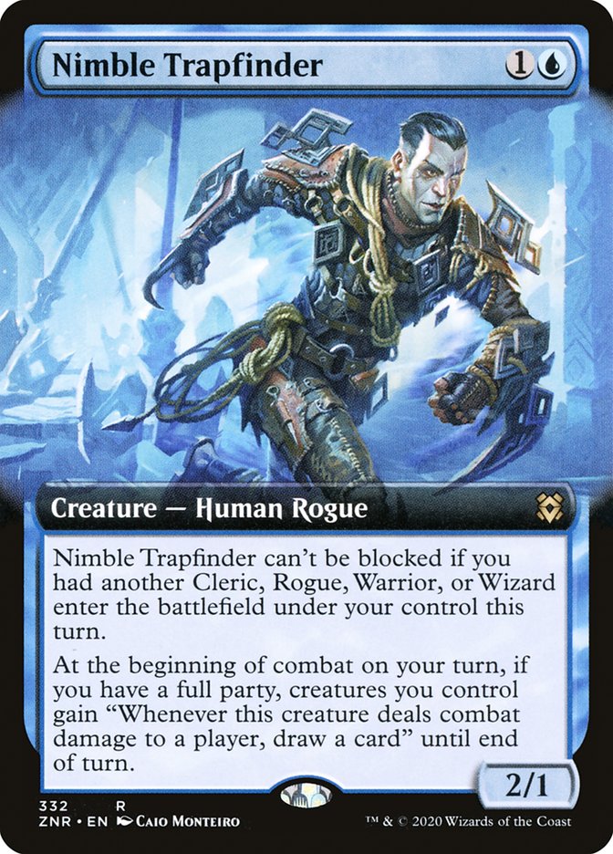 Nimble Trapfinder (Extended Art) [Zendikar Rising] - Destination Retro