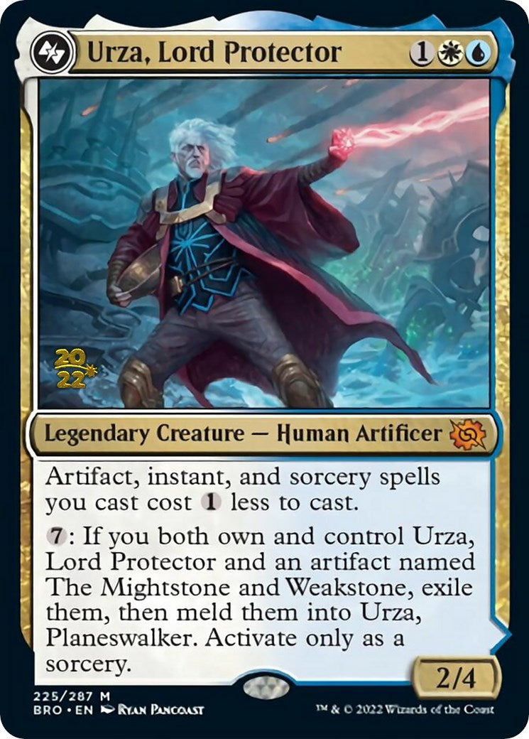 Urza, Lord Protector [The Brothers' War: Prerelease Promos] - Destination Retro