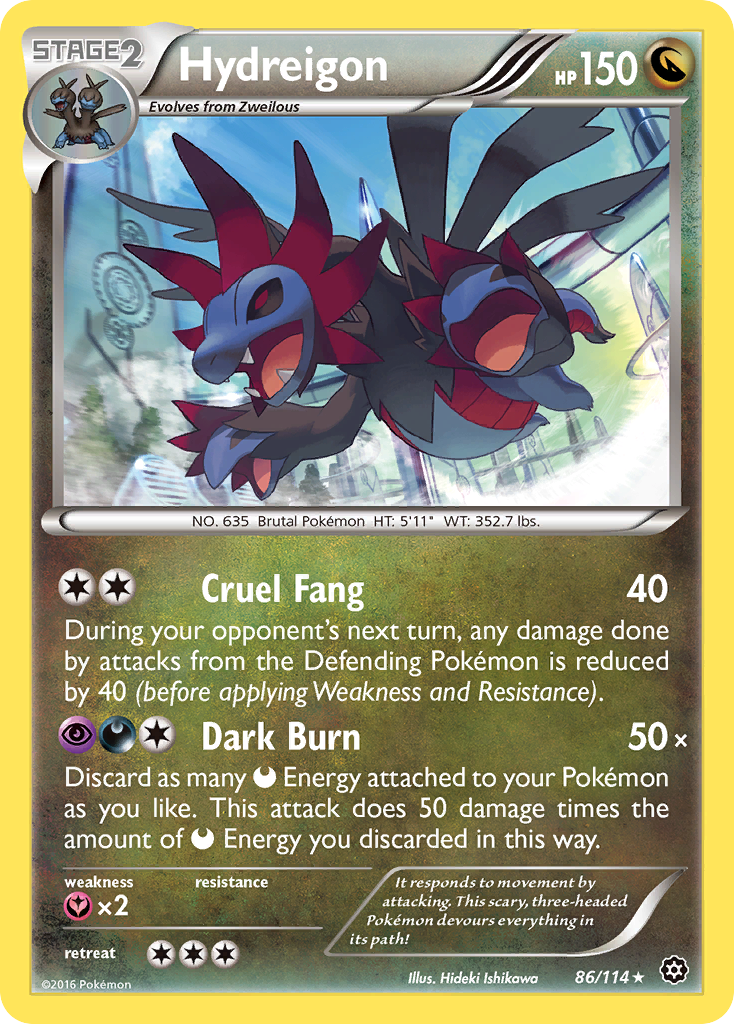 Hydreigon (86/114) [XY: Steam Siege] - Destination Retro