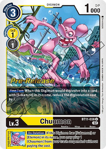 Chuumon [BT11-036] [Dimensional Phase Pre-Release Promos] - Destination Retro