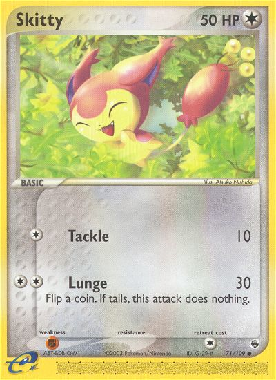Skitty (71/109) [EX: Ruby & Sapphire] - Destination Retro