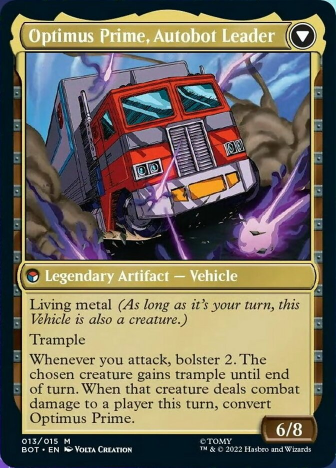 Optimus Prime, Hero // Optimus Prime, Autobot Leader [Universes Beyond: Transformers] - Destination Retro