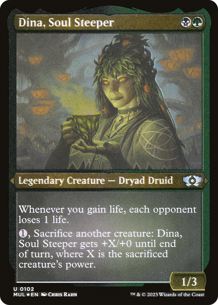 Dina, Soul Steeper (Foil Etched) [Multiverse Legends] - Destination Retro