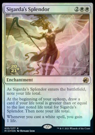 Sigarda's Splendor [Innistrad: Midnight Hunt Prerelease Promos] - Destination Retro