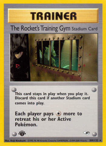 The Rocket's Training Gym (104/132) [Gym Heroes 1st Edition] - Destination Retro