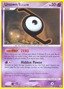 Unown Z (72/132) [Diamond & Pearl: Secret Wonders] - Destination Retro