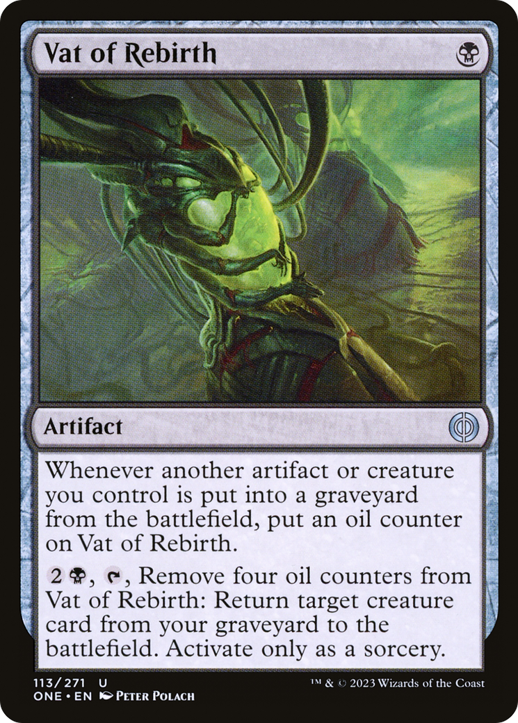 Vat of Rebirth [Phyrexia: All Will Be One] - Destination Retro