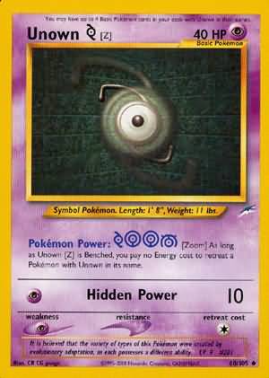 Unown [Z] (60/105) [Neo Destiny Unlimited] - Destination Retro