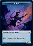 Samurai // Ninja Double-sided Token [Kamigawa: Neon Dynasty Tokens] - Destination Retro