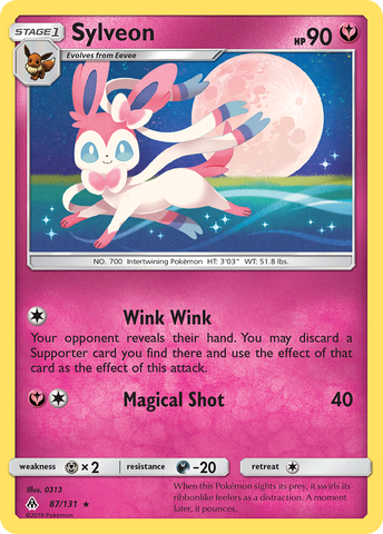 Sylveon (87/131) [Sun & Moon: Forbidden Light] - Destination Retro