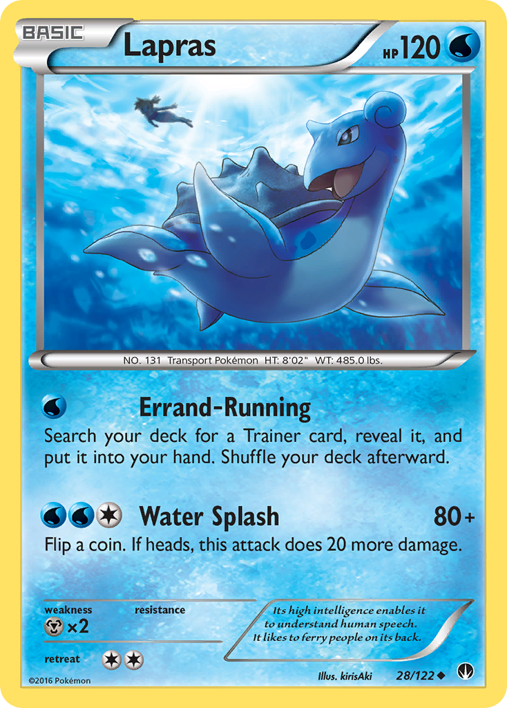 Lapras (28/122) [XY: BREAKpoint] - Destination Retro