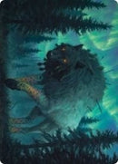 Sarulf, Realm Eater Art Card [Kaldheim: Art Series] - Destination Retro