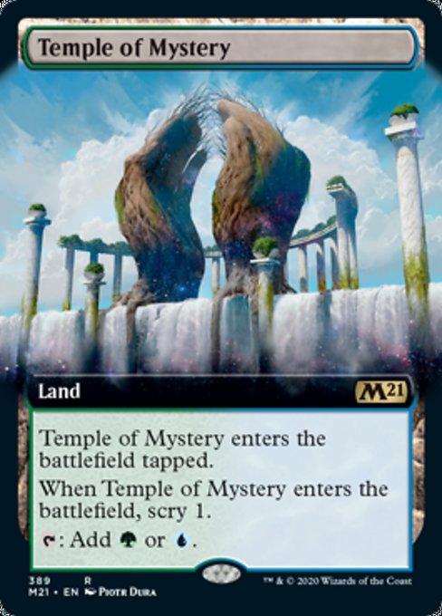 Temple of Mystery (Extended Art) [Core Set 2021] - Destination Retro