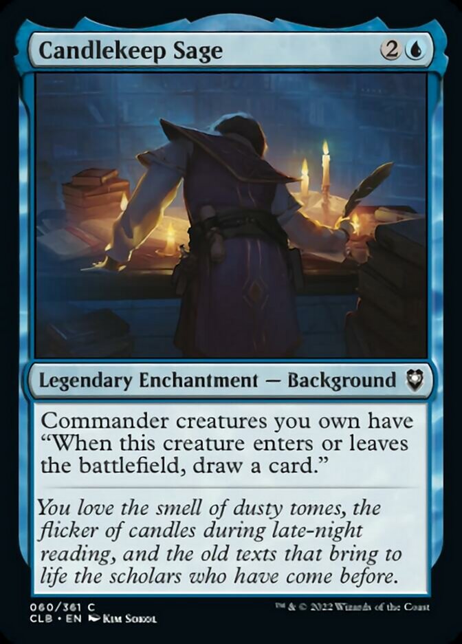 Candlekeep Sage [Commander Legends: Battle for Baldur's Gate] - Destination Retro
