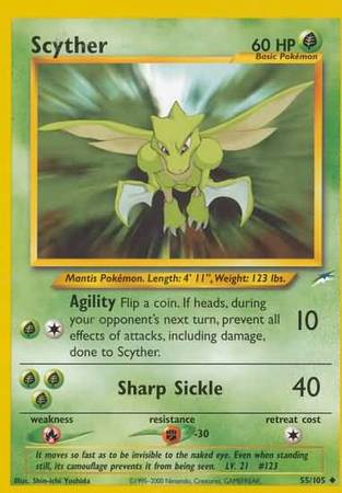 Scyther (55/105) [Neo Destiny Unlimited] - Destination Retro
