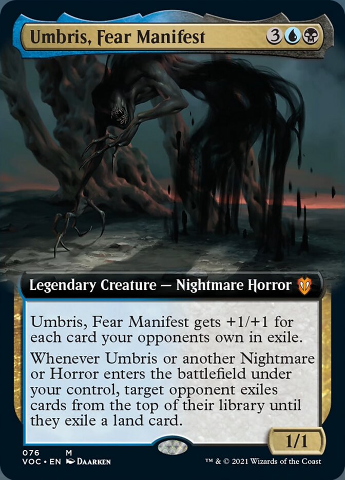 Umbris, Fear Manifest (Extended) [Innistrad: Crimson Vow Commander] - Destination Retro