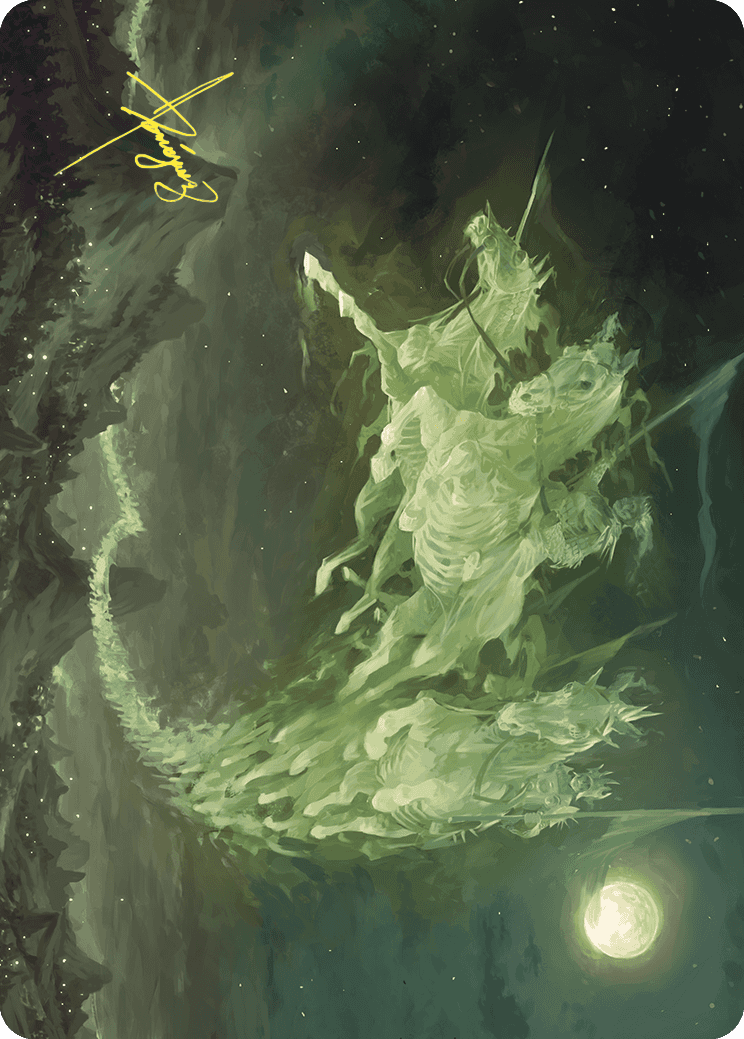 Moonshaker Cavalry Art Card (Gold-Stamped Signature) [Wilds of Eldraine Art Series] - Destination Retro
