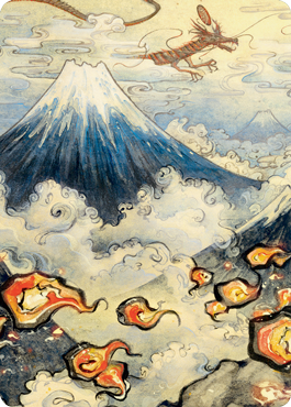 Mountain Art Card [Kamigawa: Neon Dynasty Art Series] - Destination Retro