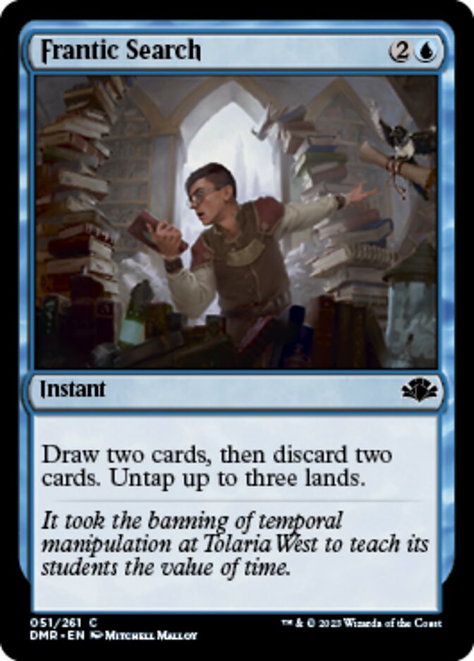 Frantic Search [Dominaria Remastered] - Destination Retro