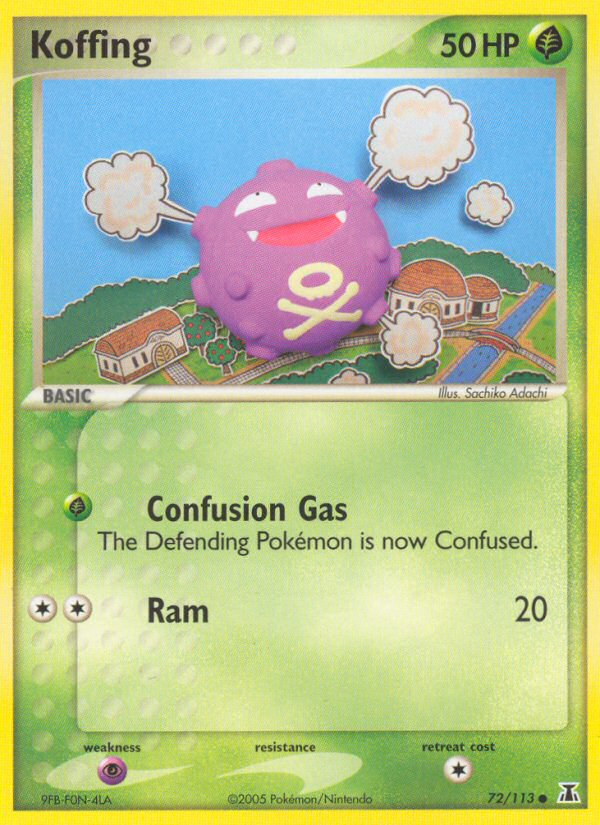 Koffing (72/113) [EX: Delta Species] - Destination Retro