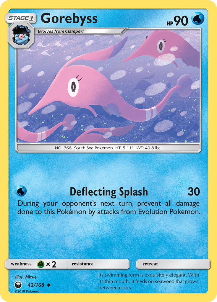 Gorebyss (43/168) [Sun & Moon: Celestial Storm] - Destination Retro