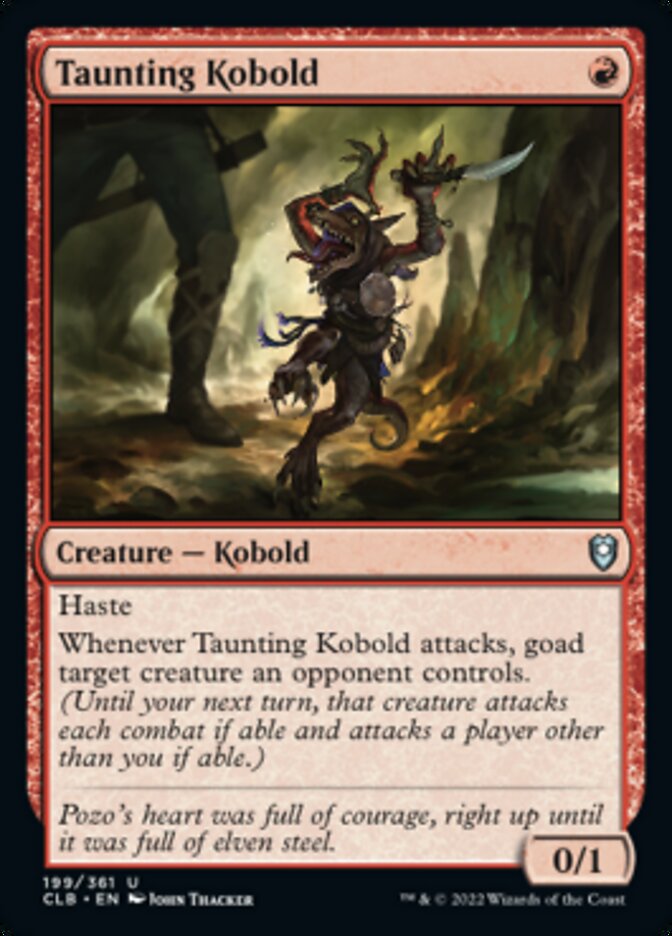 Taunting Kobold [Commander Legends: Battle for Baldur's Gate] - Destination Retro