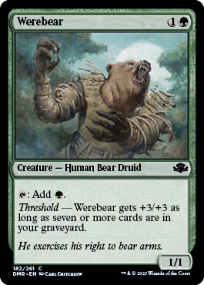 Werebear [Dominaria Remastered] - Destination Retro