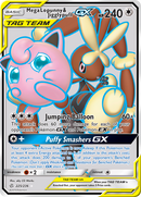 Mega Lopunny & Jigglypuff GX (225/236) [Sun & Moon: Cosmic Eclipse] - Destination Retro