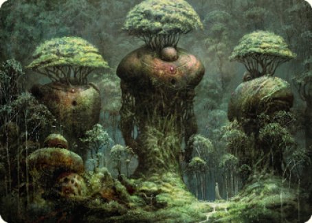 Forest Art Card [Dominaria United Art Series] - Destination Retro