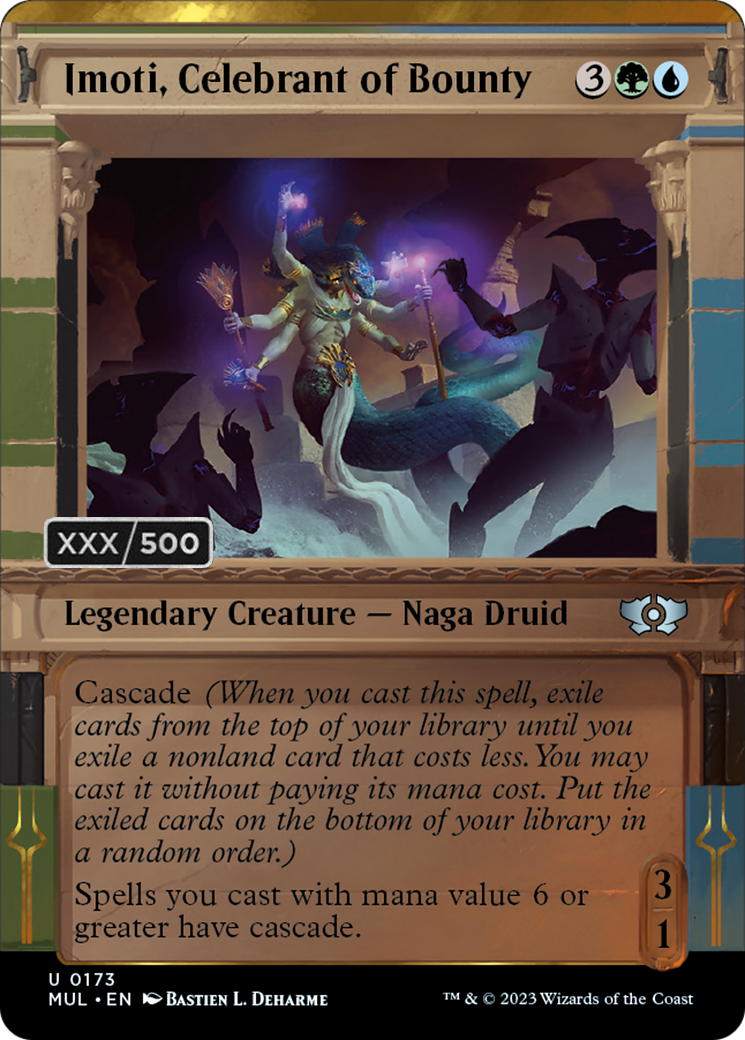 Imoti, Celebrant of Bounty (Serialized) [Multiverse Legends] - Destination Retro