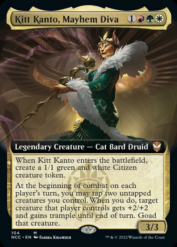 Kitt Kanto, Mayhem Diva (Extended Art) [Streets of New Capenna Commander] - Destination Retro