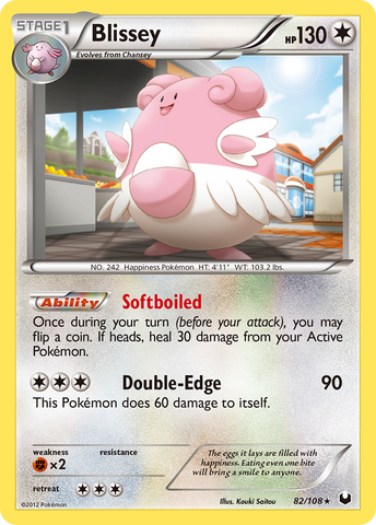 Blissey (82/108) [Black & White: Dark Explorers] - Destination Retro