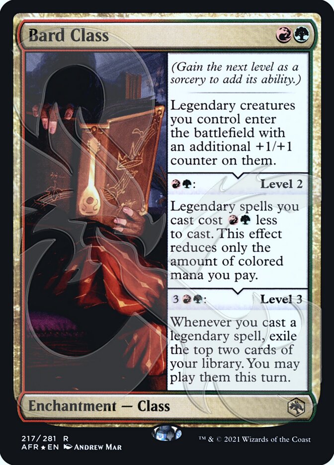 Bard Class (Ampersand Promo) [Dungeons & Dragons: Adventures in the Forgotten Realms Promos] - Destination Retro
