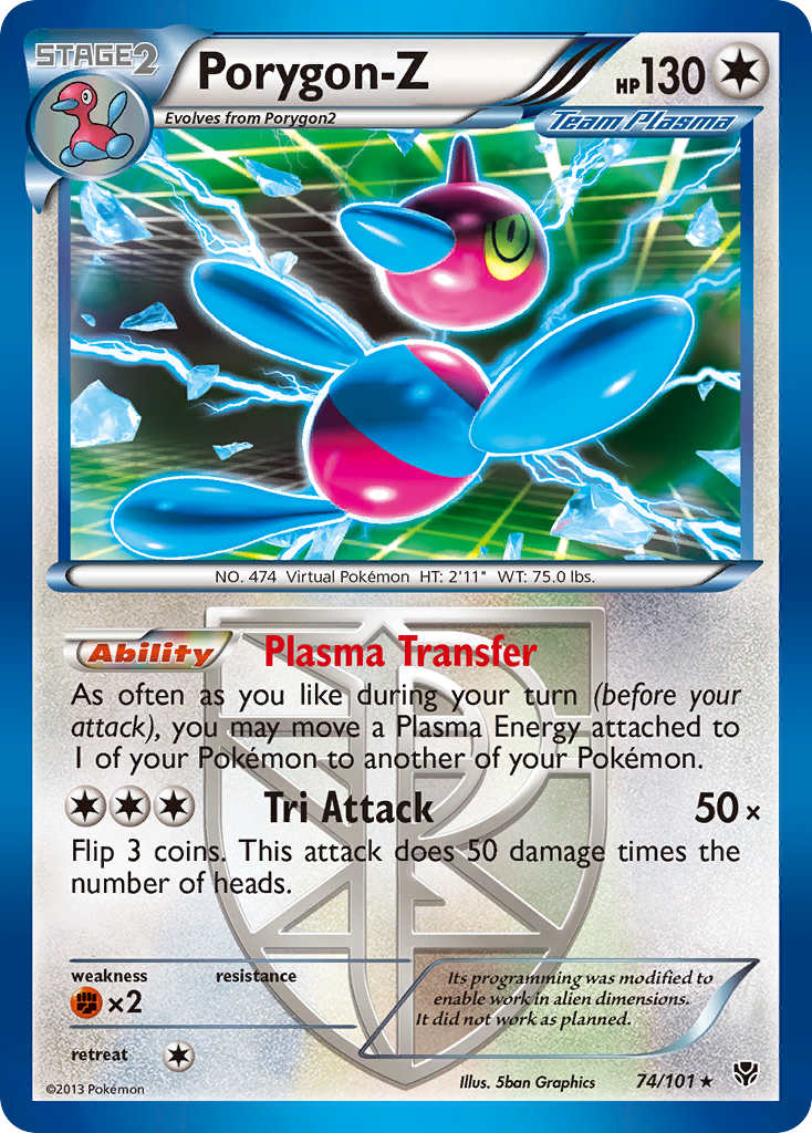 Porygon-Z (74/101) [Black & White: Plasma Blast] - Destination Retro